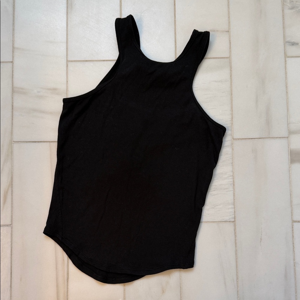 Lululemon twist back cotton tank top